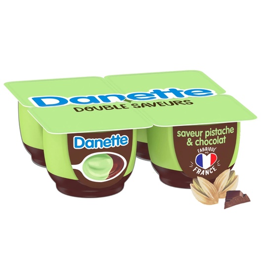 DANETTE crema de chocolate y pistacho