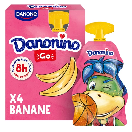 Yogurt de Plátano “Go” DANONINO x 70gr.