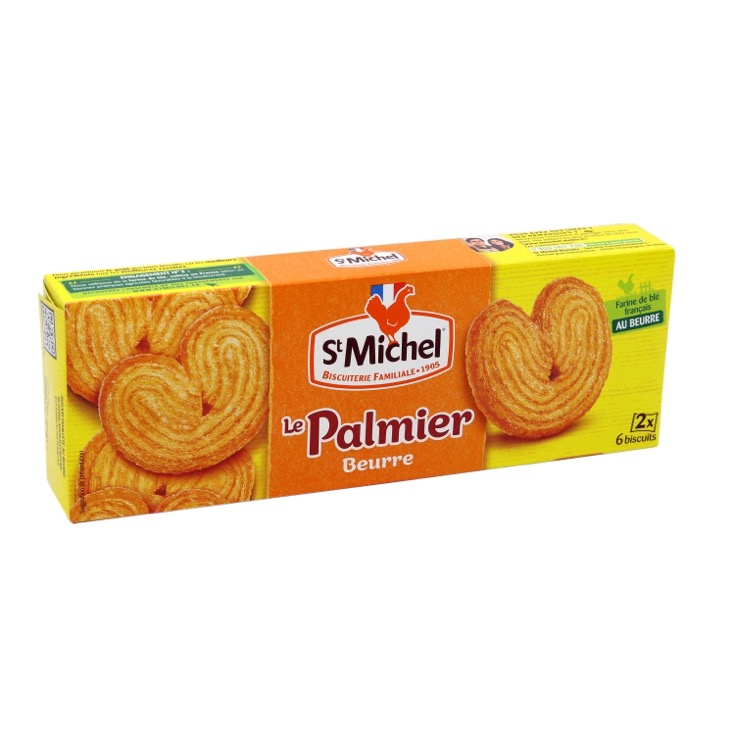 Palmeras de mantequilla 6x2uds - St Michel - 87g