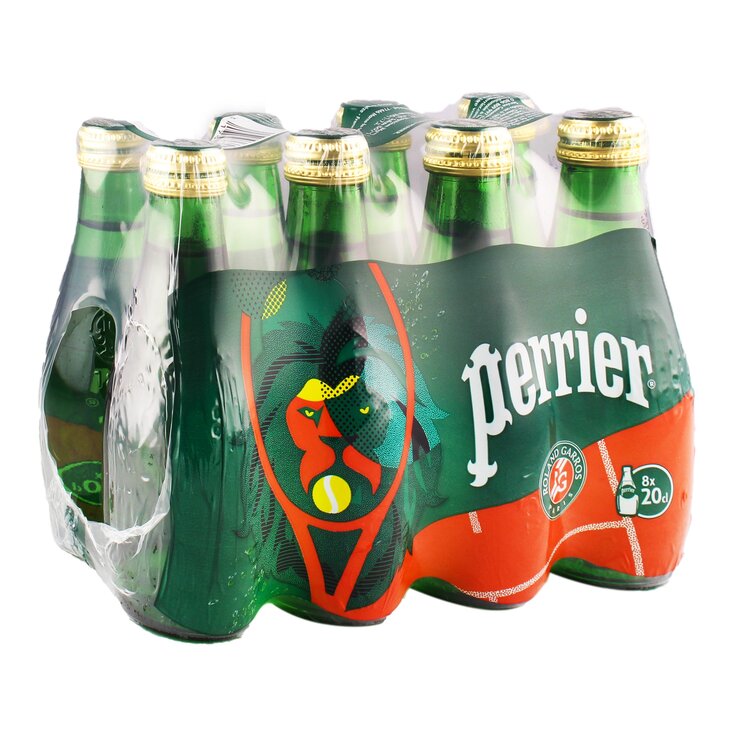 Agua Mineral Natural con Gas Perrier - 8x20cl