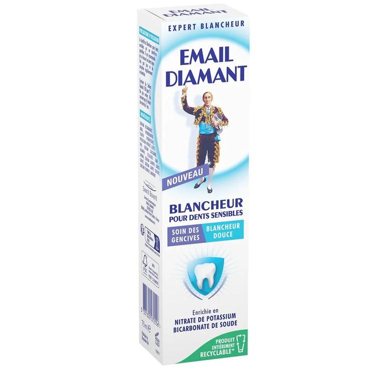 Pasta de dientes blanqueadora para dientes sensibles 75ml