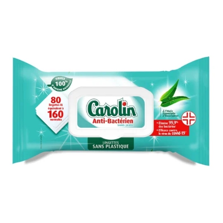 Toallita Antibacteriana S/Javel CAROLIN