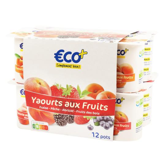 Iogurt de fruites €CO+ 12 uds - 125g