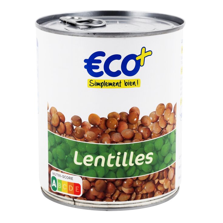 Lentejas Cocidas €CO+ - 530g