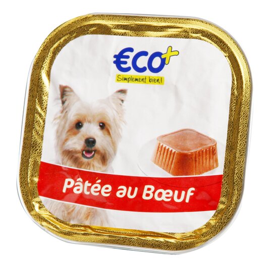 Paté de buey para perros €CO+ - 300g