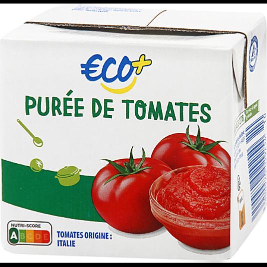 PURÉ DE TOMATE EN BRICK 500G ECO+