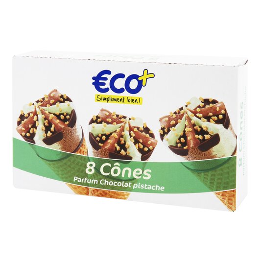 Conos Sabor Chocolate Pistacho €CO+ - 520g