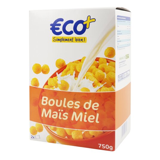 Bolas de Maíz Con Miel €CO+ - 2x375g