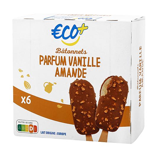 €co+ Mini helados de vainilla y almendras 480g 