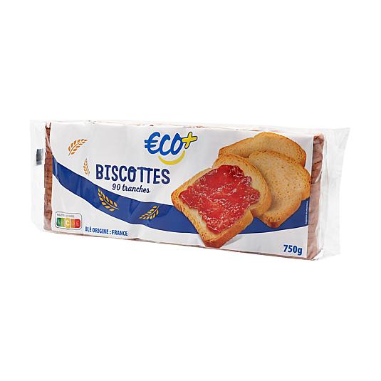 Biscotes 90 REBANADAS ECO+ 750G