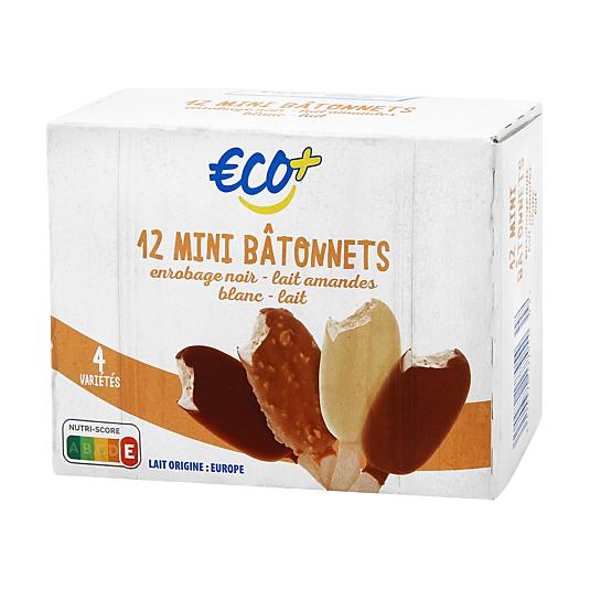 €co+ Mini helados de chocolate y vanilla 405g