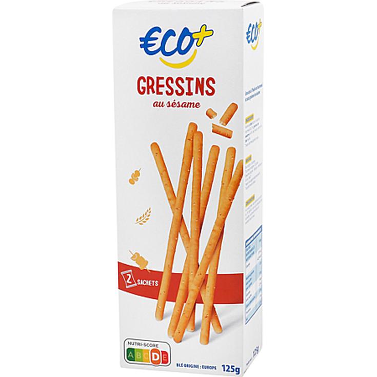 Palitos de pan de sésamo x 125gr. -ECO+