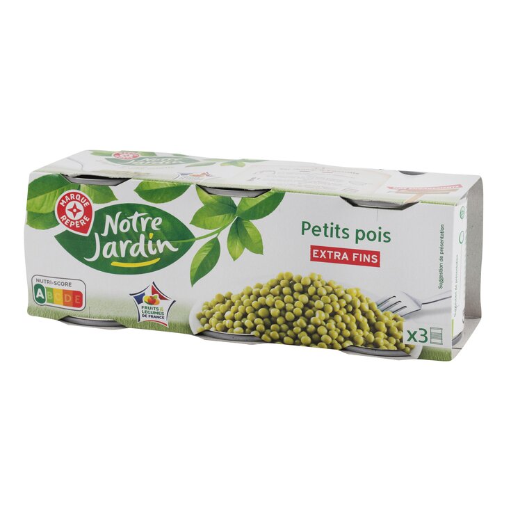 Guisantes Extrafinos Notre Jardin - 3x140g