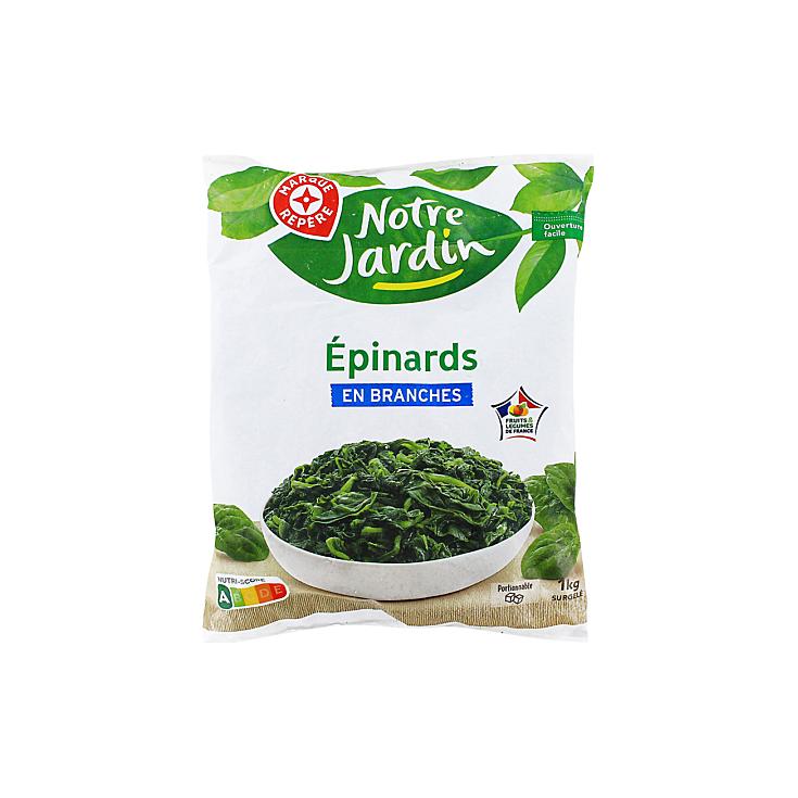 MARQUE REPÈRE NOTRE JARDIN Espinacas en rama 1KG