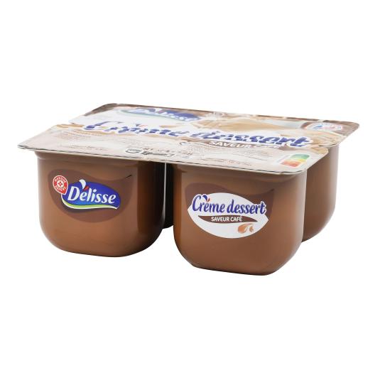 Crema con sabor a café Délisse - 4x125g