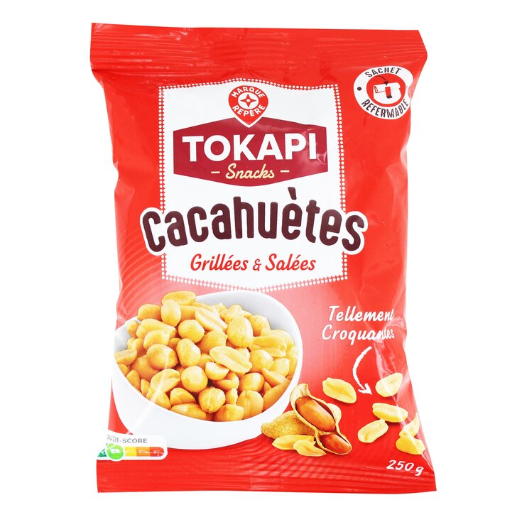 Cacahuetes tostados y salados Tokapi - 250g