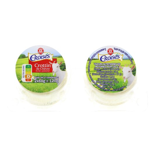 Queso crottin de cabra Les Croisés - 2x60g