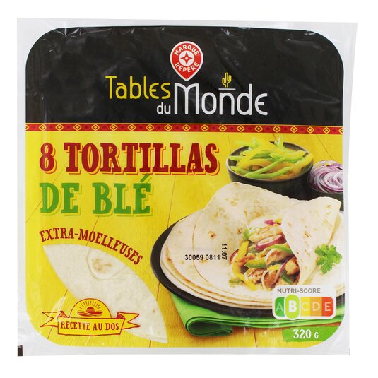 Tortillas de trigo Tables du Monde - 320g