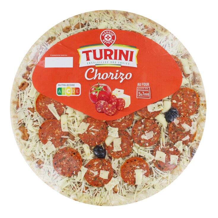 Pizza fresca chorizo Turini - 450g