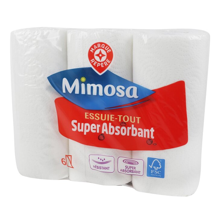 Papel Multiuso Absorbente Mimosa - 6uds