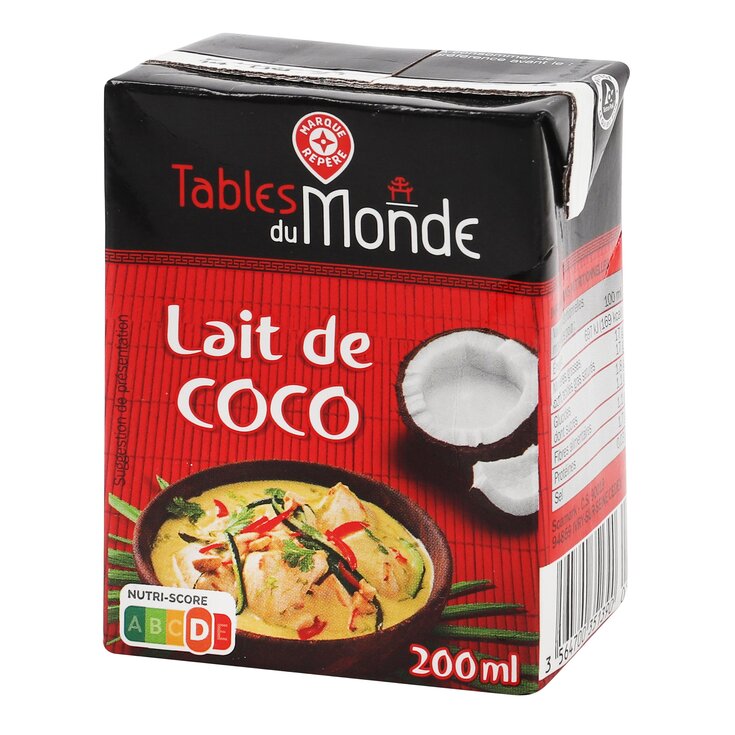 Leche de Coco Tables Du Monde - 200ml