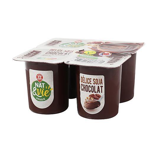 NAT&VE Especialitat de xocolata de soja 4x100g