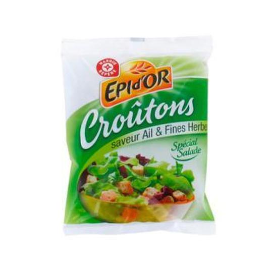 Crutones de ensalada de ajo y hierbas 60g