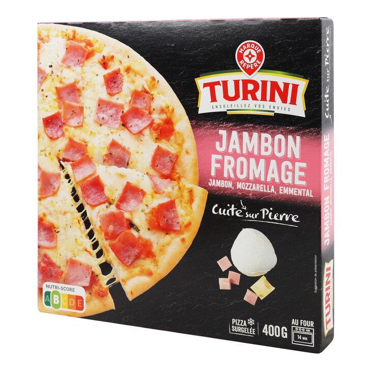 Pizza de Jamón y Queso Turini - 400g