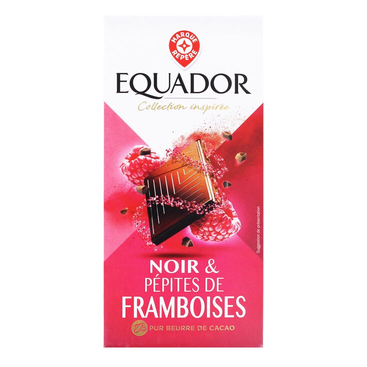 Chocolate Negro Frambuesa Equador - 100g