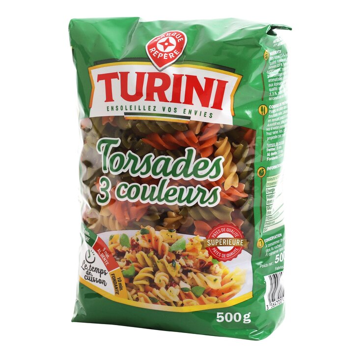 Hélices Tricolores Turini - 500g