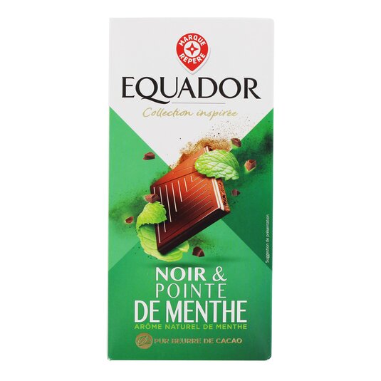 Chocolate Negro Con Menta Equador - 100g