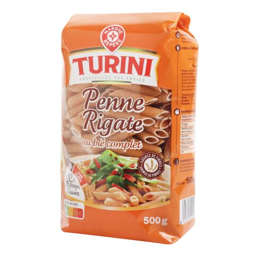 Pasta Penne Rigate Integral Turini - 500g