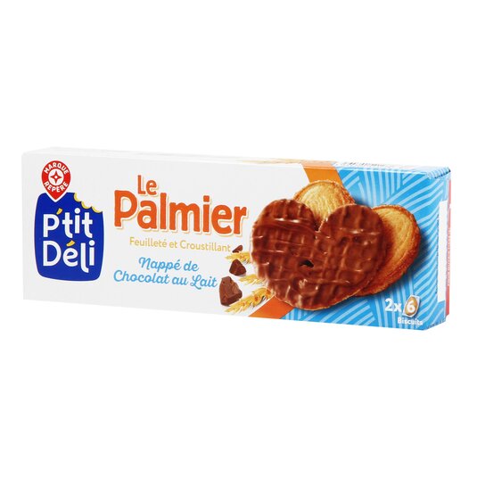 Palmeras Cubiertas Choco Leche P'Tit Deli - 110g