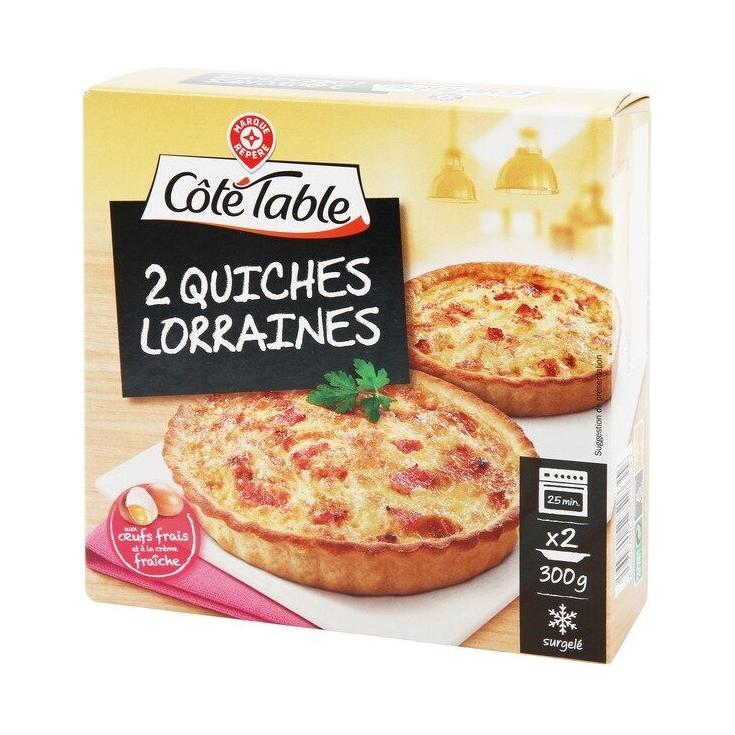 MARQUE REPÈRE COTE TABLE Quiches lorraines congeladas 300g