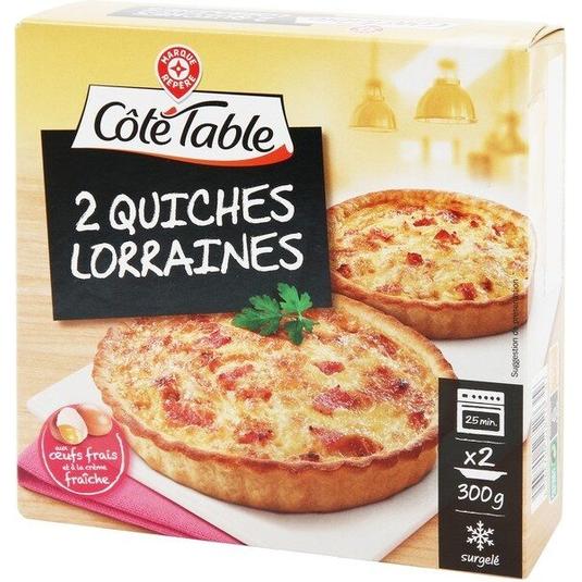 MARQUE REPÈRE COTE TABLE Quiches lorraines congeladas 300g