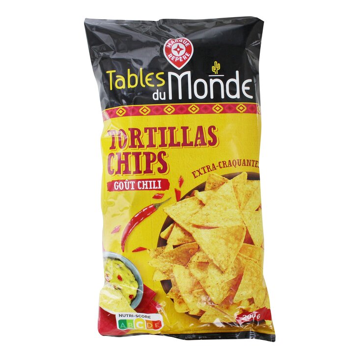 Nachos chili Tables du Monde - 200g