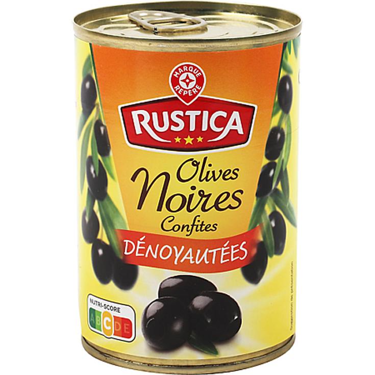 RUSTICA aceitunas negras deshuesadas confitadas 180g