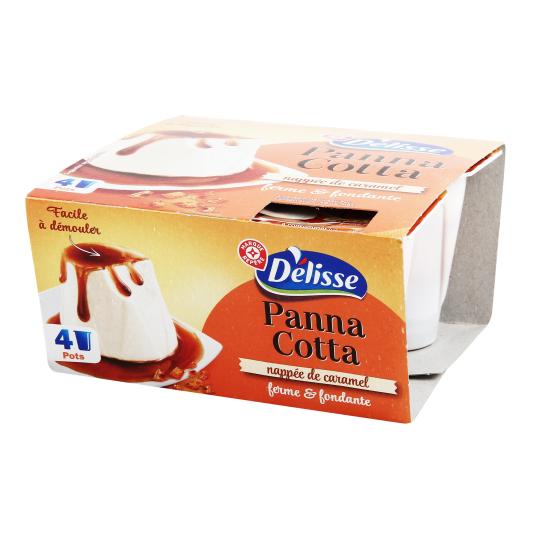 Panna Cotta Con Caramelo Délisse - 3x90g