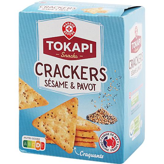 CRACKERS SÈSAM PAVOT 100G