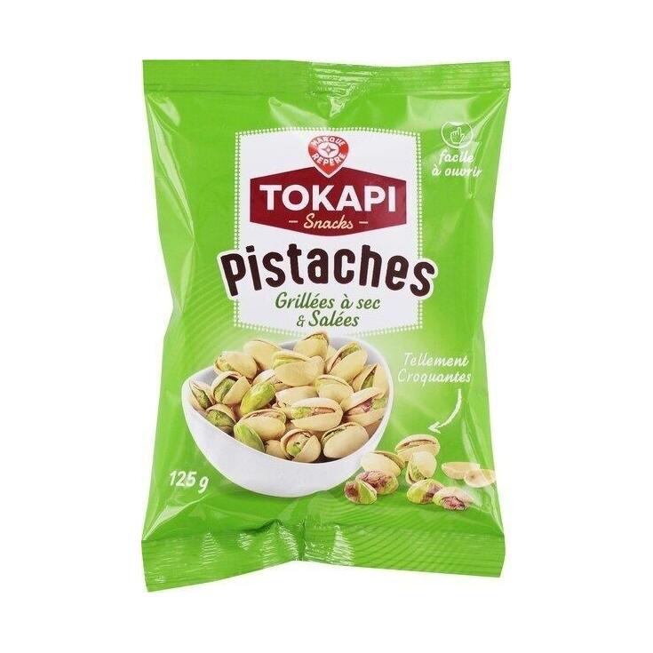 MARQUE REPÈRE TOKAPI Pistachos tostados secos 125g 