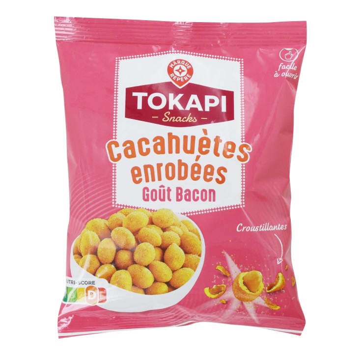 Cacahuetes snack bacon Tokapi - 150g