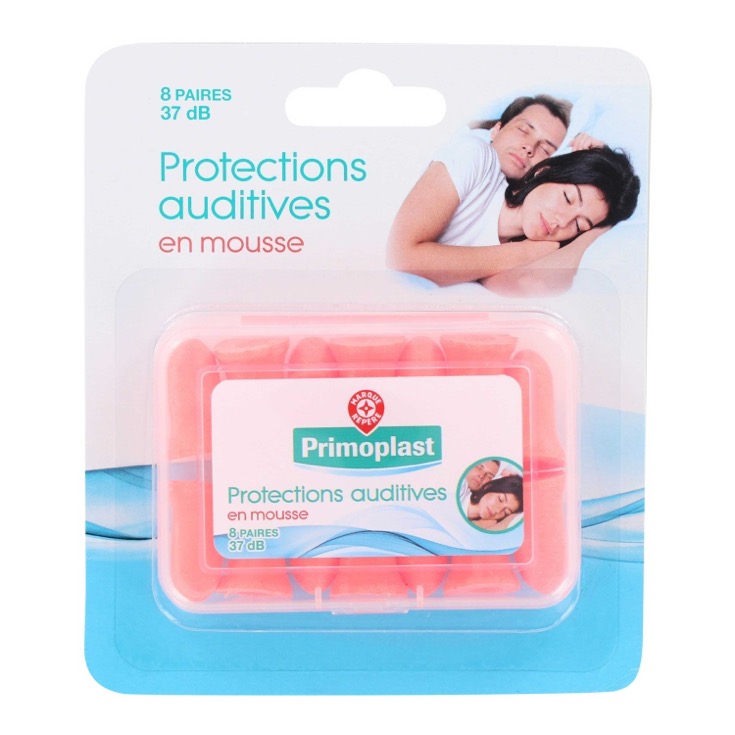 Protectores auditivos espuma Primoplast - 8 pares