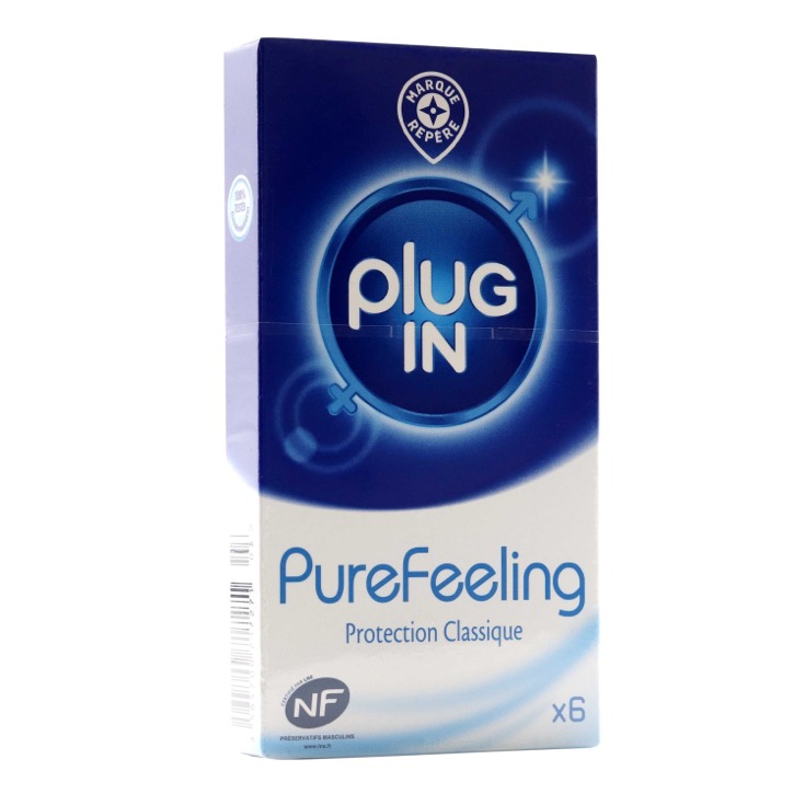 Preservativos Pure Feeling Plug In - 6 uds