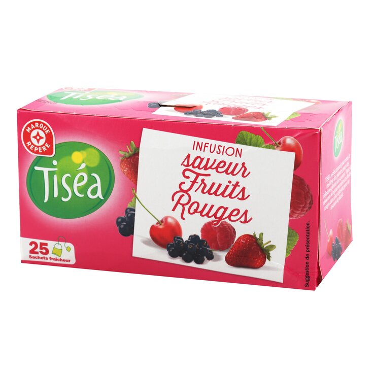 Infusión Sabor Frutos Rojos Tiséa - 40g