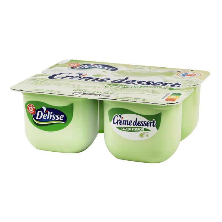 Crema Con Sabor A Pistacho Délisse - 4x125g