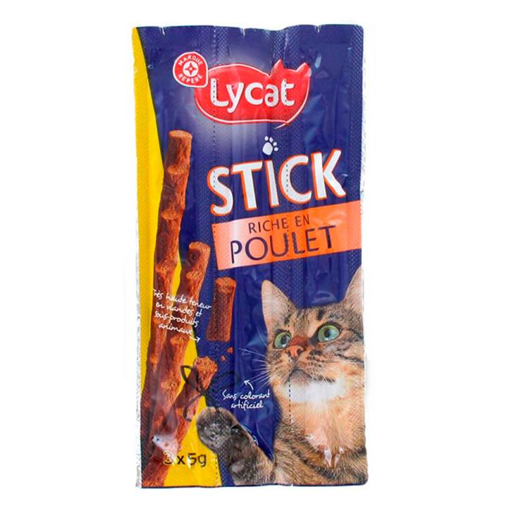 Sticks de pollo para gatos - Tous mes Amis - 3x5g