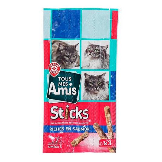 Sticks rico salmón - Lycat - 3x5g