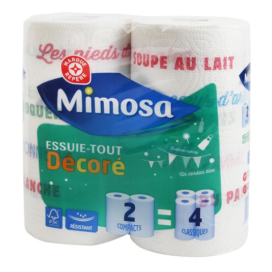 Papel Multiuso Decorado Mimosa - 2 uds