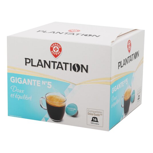 Café Cápsulas Gigante Dg 16 uds - Plantation - 112g