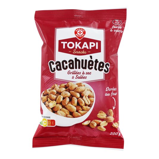 Cacahuetes tostados y salados Tokapi - 200g